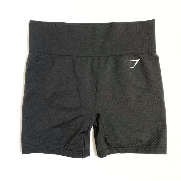 Gymshark solid Black vital seamless high waisted athletic shorts - Picture 3 of 8